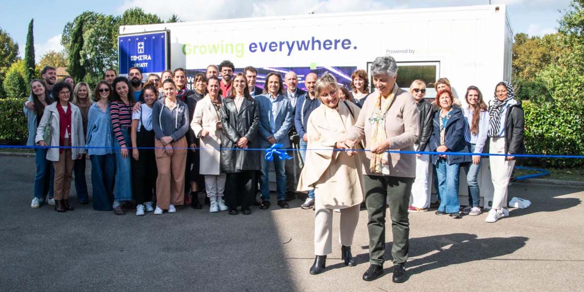 Agricoltura verticale, inaugurato un container high cube isotermico per le varietà vegetali 